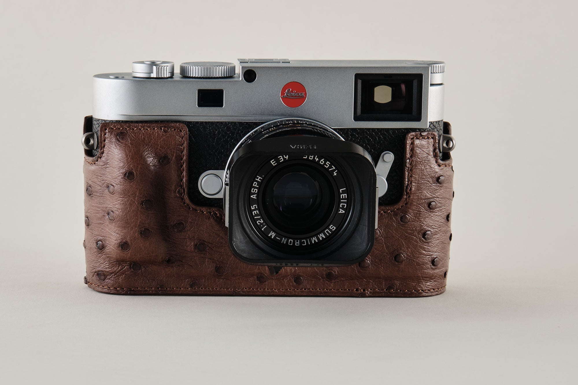 Leica M11 TagCase® (offene Version) Straußenleder