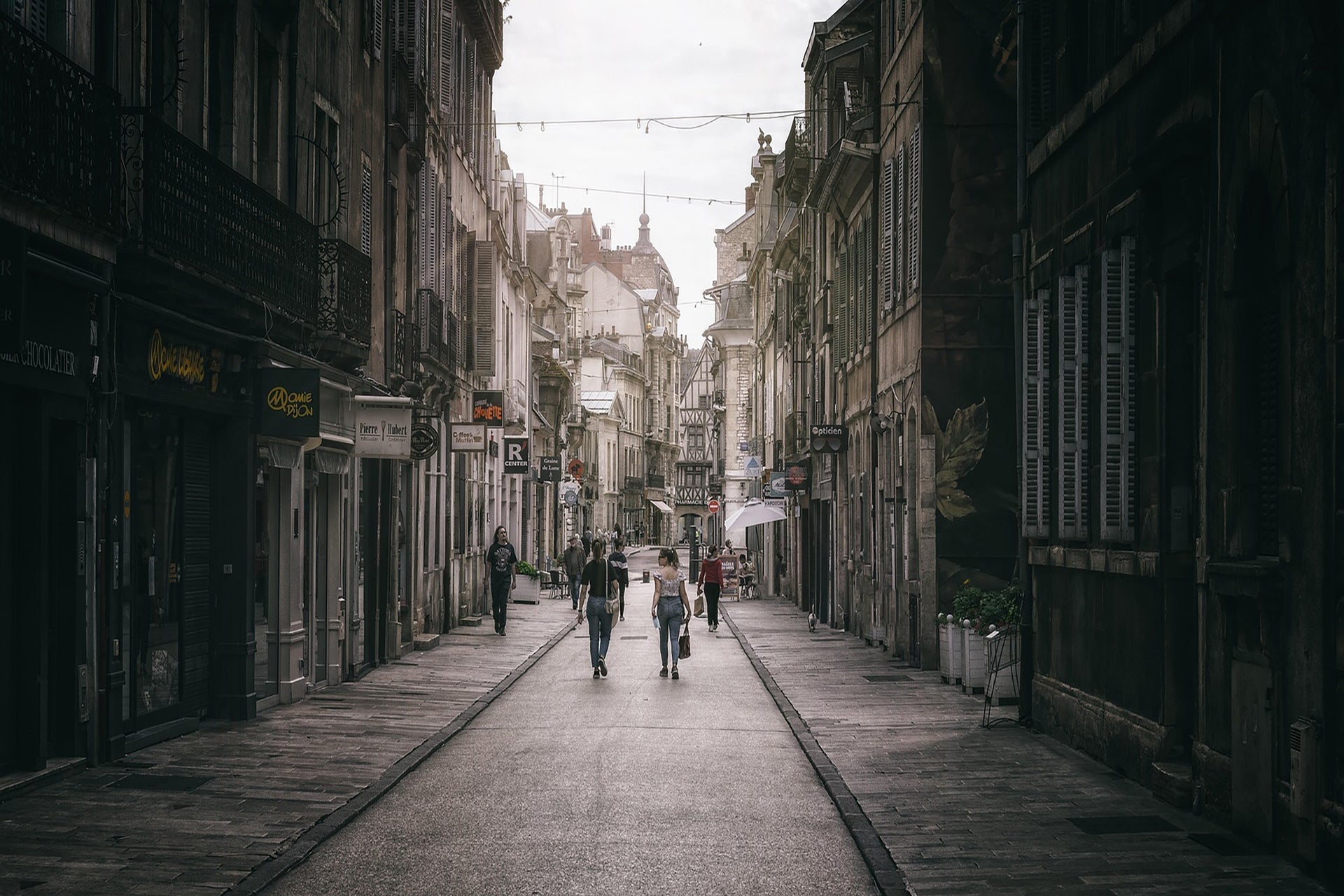 street with people