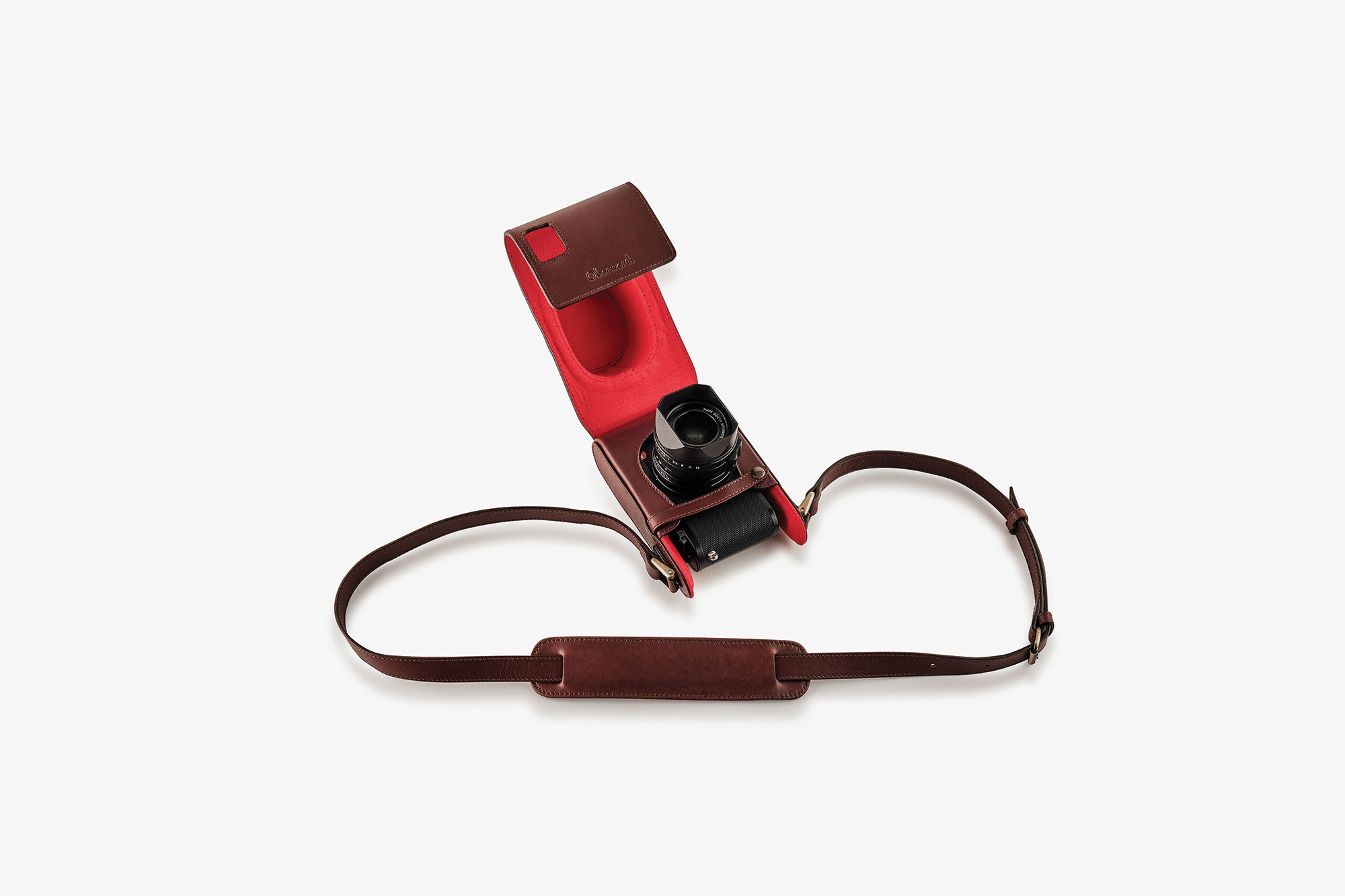 Crossbody holster for Leica M and Q