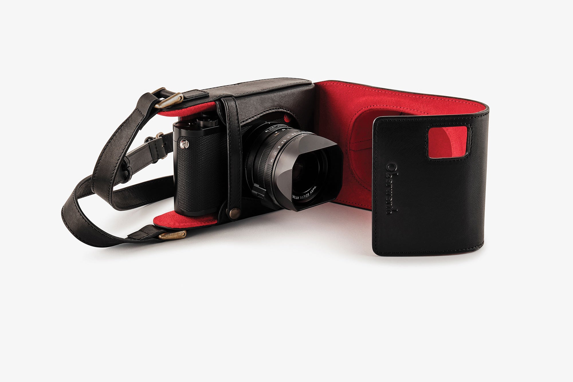 Crossbody holster for Leica M and Q