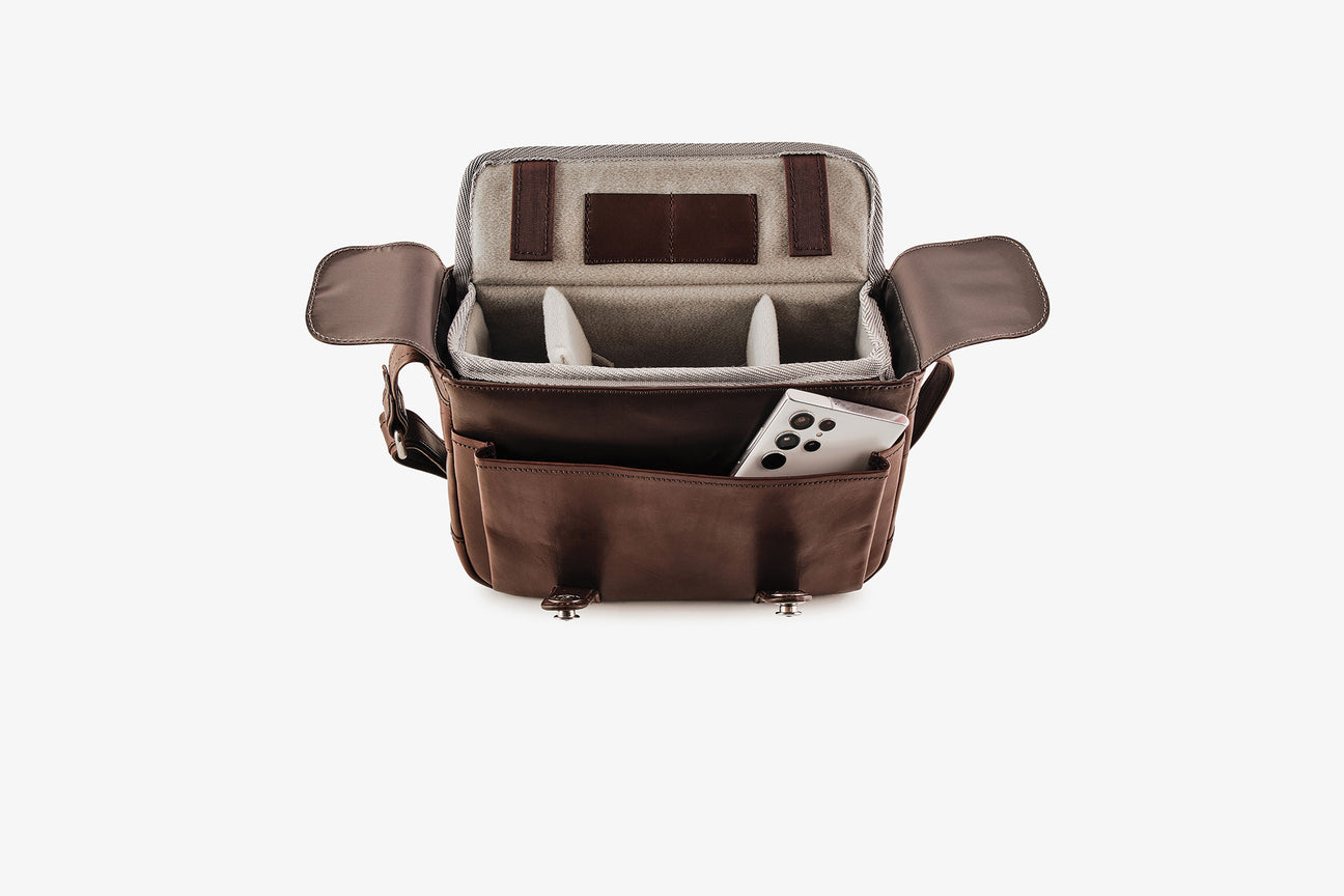 Oberwerth Kameratasche Kameratasche Freiburg dunkelbraun !Messeware!