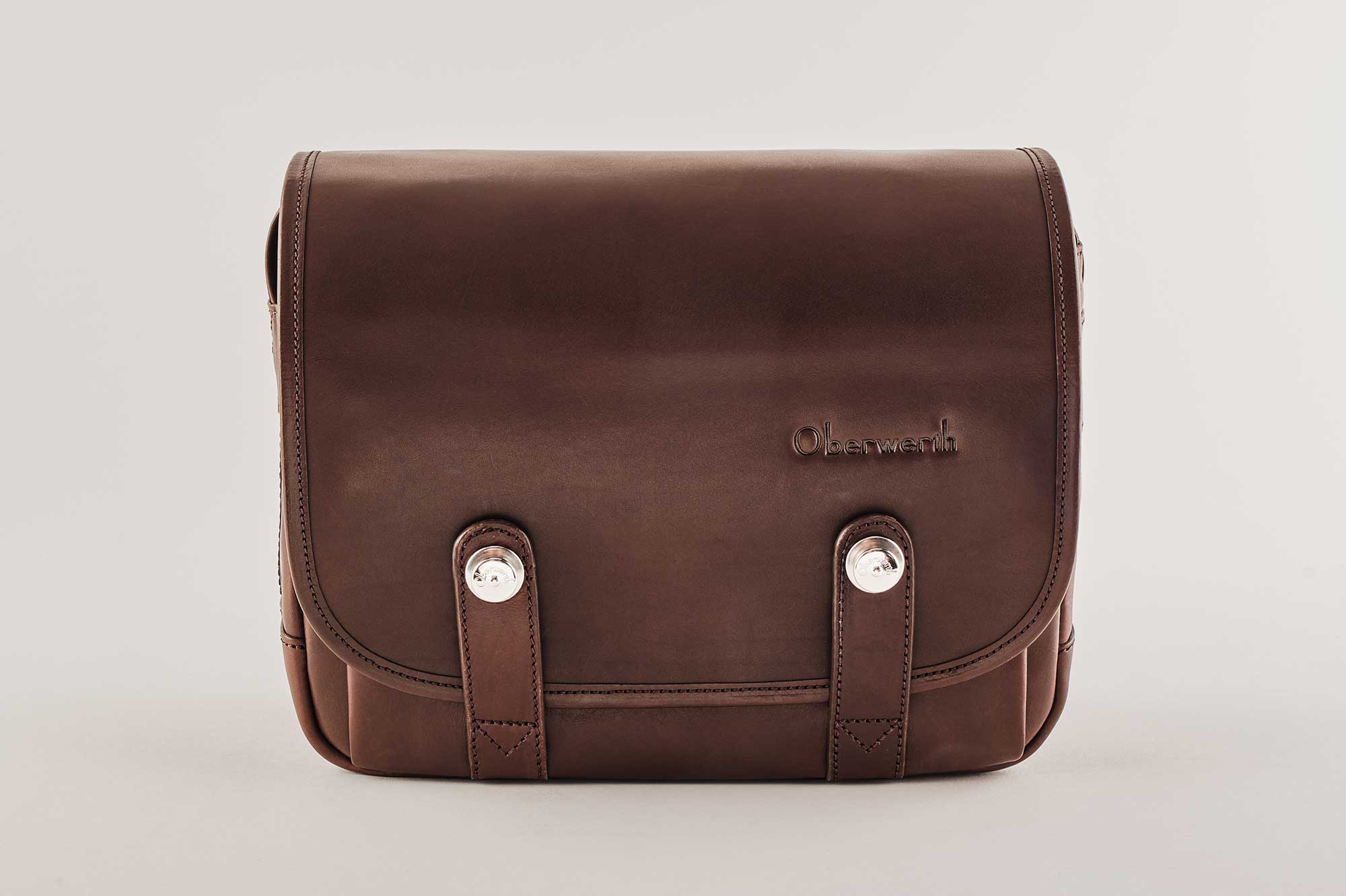 Camera bag Freiburg dark brown !Trade fair good!