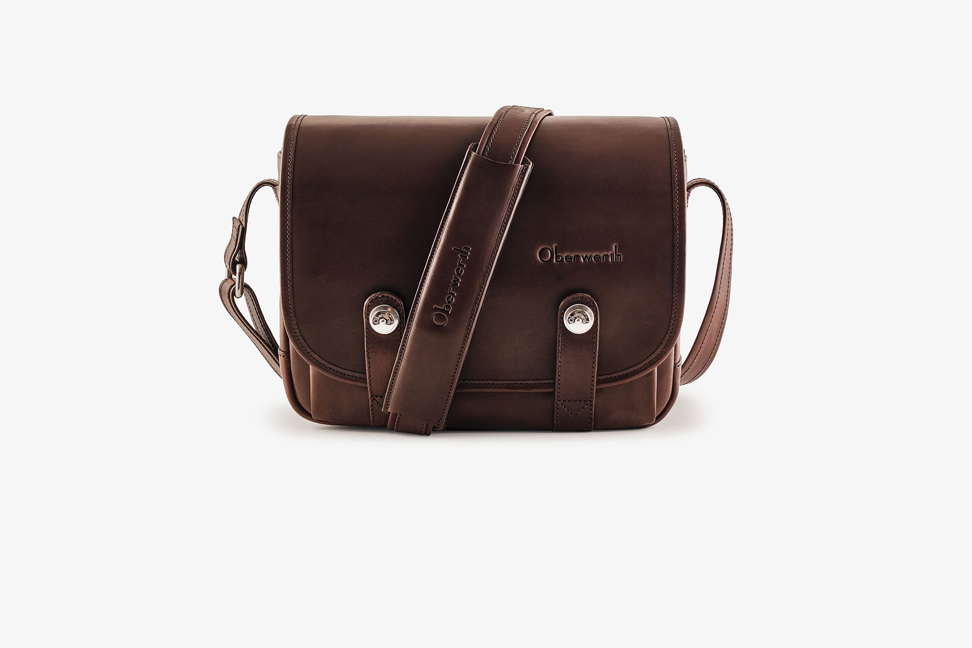 Camera bag Freiburg dark brown !Trade fair good!