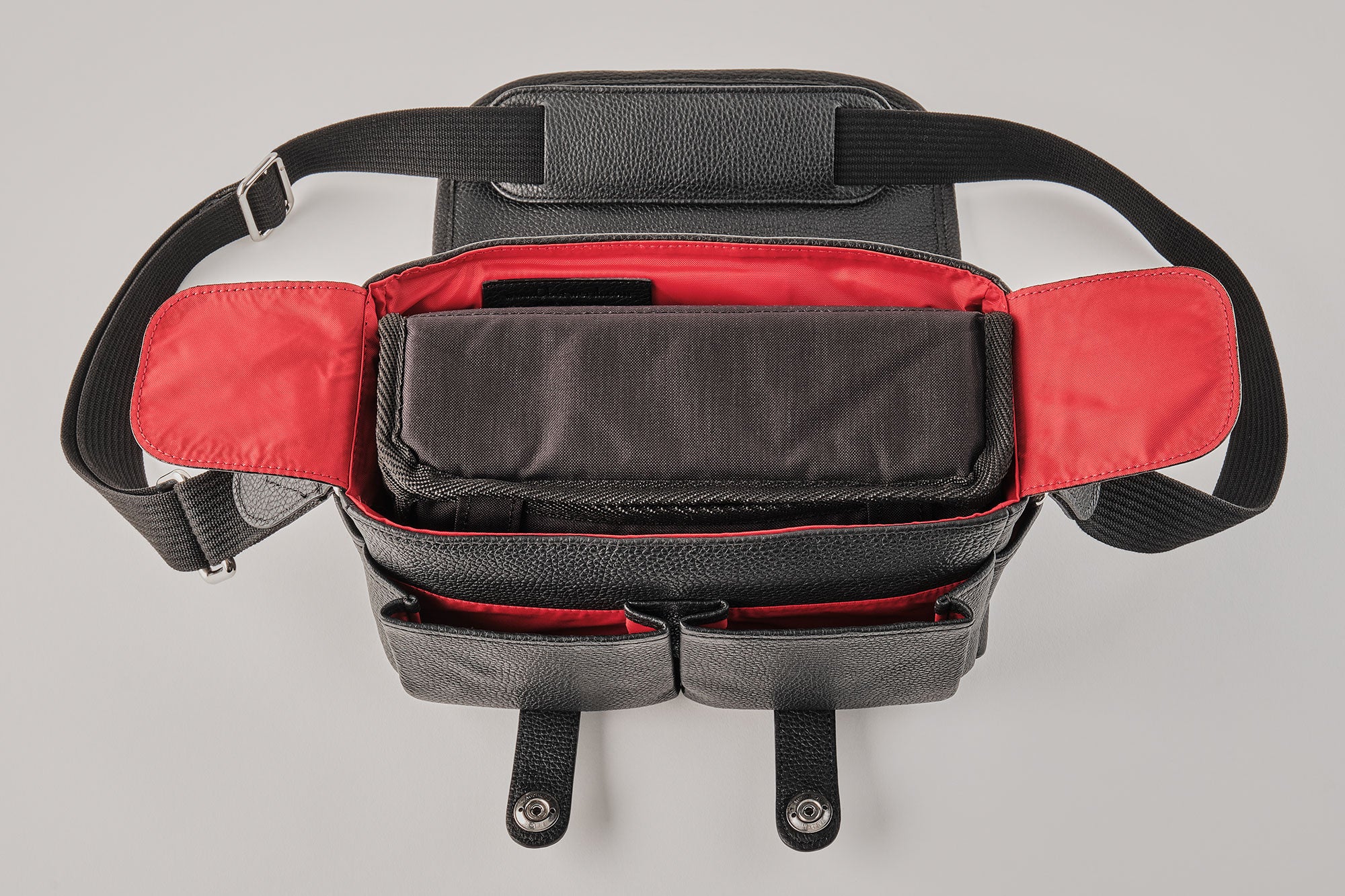 Oberwerth Kameratasche Kameratasche Harry & Sally schwarz/rotes Innenfutter !Messeware!
