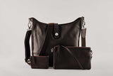 Damen- und Fotohandtasche KATE silberne Beschläge