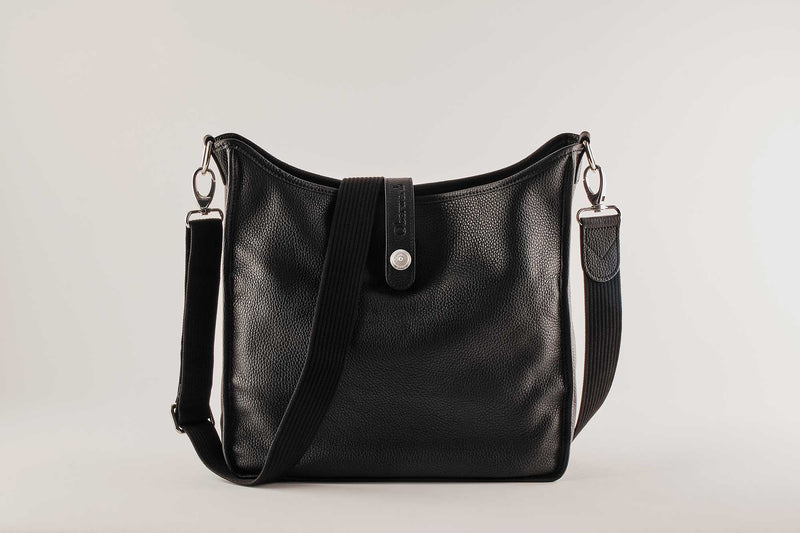 Damen- und Fotohandtasche KATE silberne Beschläge