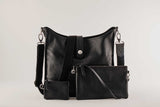 Damen- und Fotohandtasche KATE silberne Beschläge