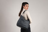 Damen- und Fotohandtasche KATE silberne Beschläge !Messeware!
