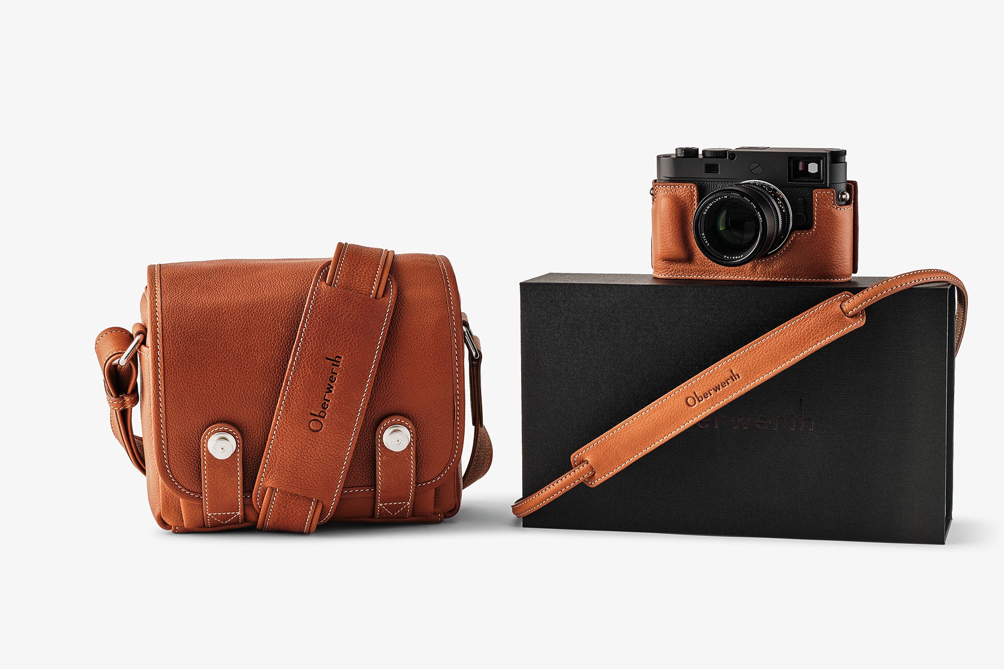 Oberwerth Kameratasche Kameratasche Louis (M11) Luxury Bundle (inkl. Mosel & M11 TagCase)