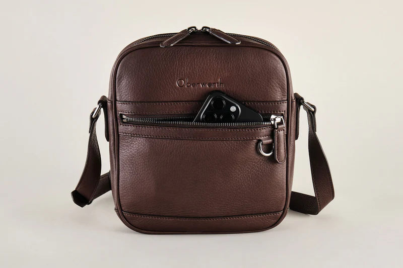 Stow Away Bag Soft dark brown !Trade Fair Good!