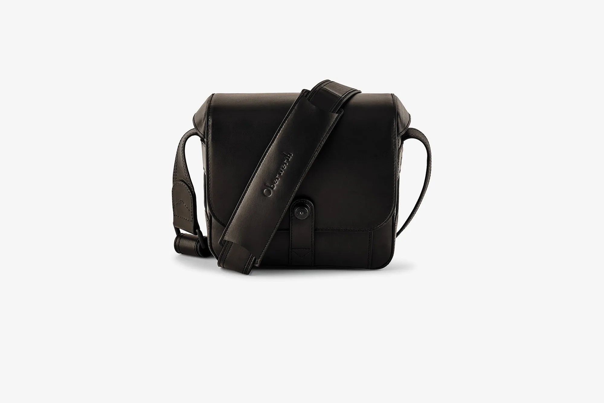 OBERWERTH THE M BAG BLACK CUIR HYDROPHOBE