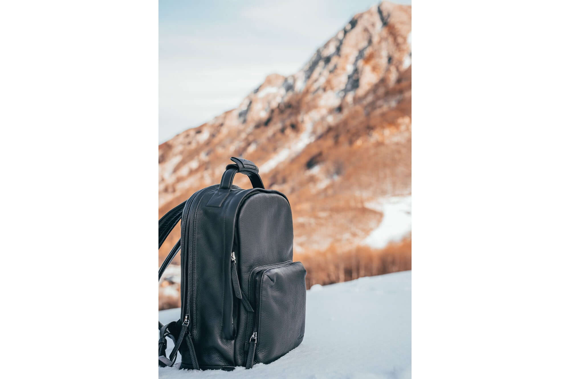 Photo backpack Matterhorn 14" dark brown !Trade Fair Good!