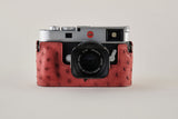 Leica M11 Half Case (offene Version) Straußenleder
