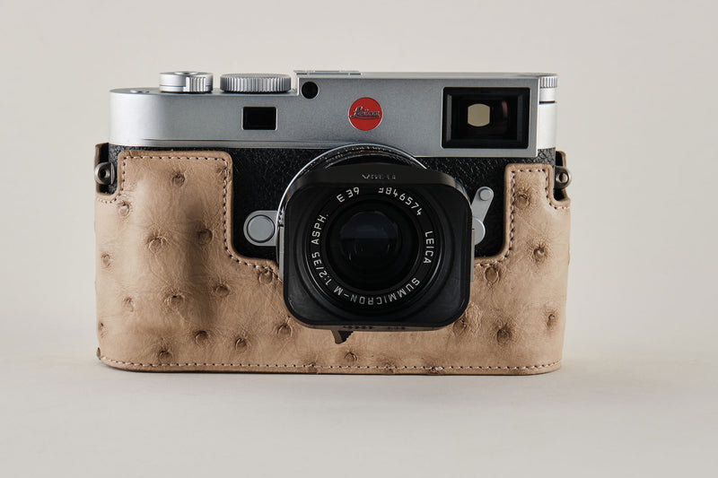 Leica M11 TagCase® (offene Version) Straußenleder