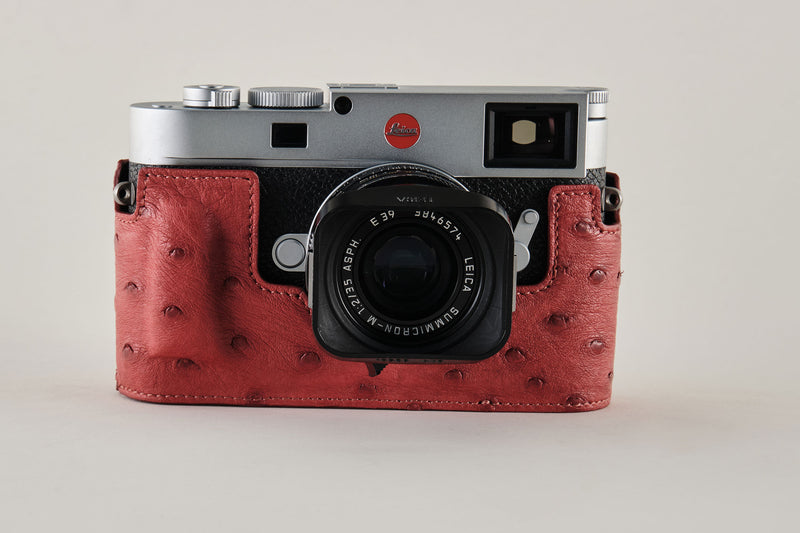 Leica M11 TagCase® (offene Version) Straußenleder