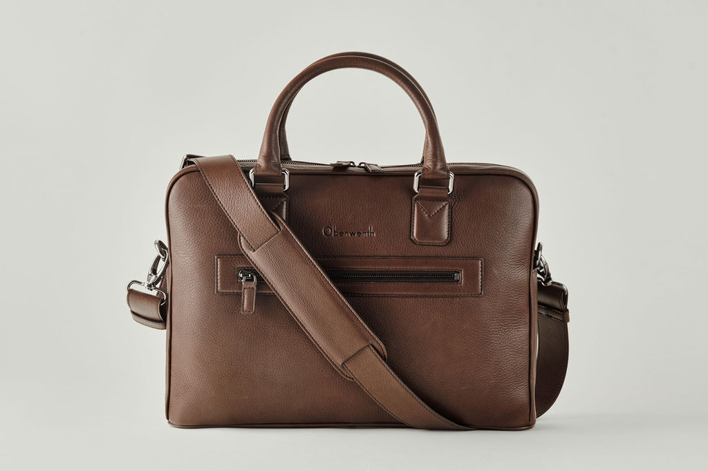 Laptoptasche Warren S Soft dunkelbraun