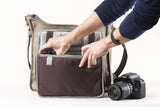 Damen- und Fotohandtasche KATE silberne Beschläge !Messeware!