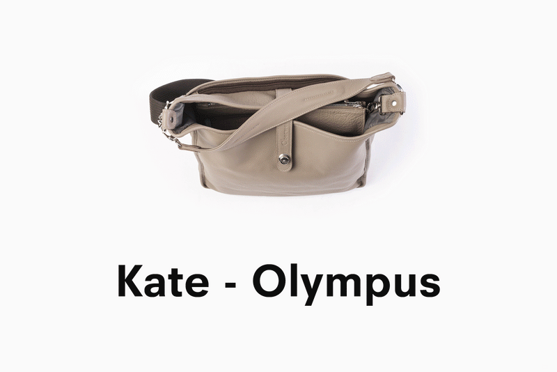 Damen- und Fotohandtasche KATE silberne Beschläge !Messeware!
