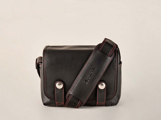 Oberwerth Kameratasche Louis (M11) schwarz/rote naht !Messetasche!